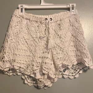 Crochet shorts